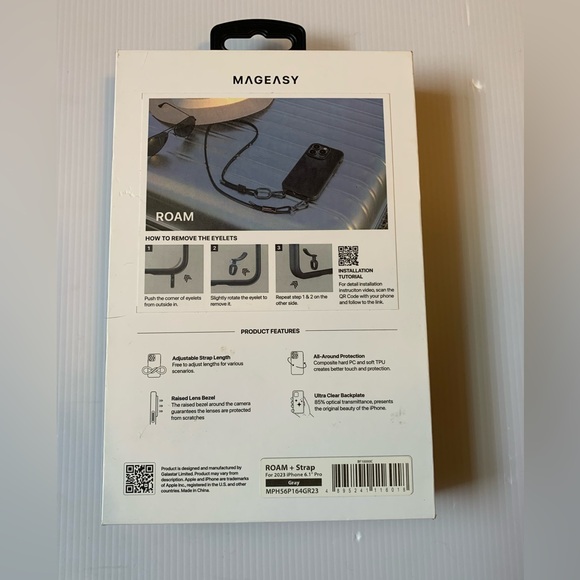 Casekoo Magic Stand iPhone 15 pro max Gray - Picture 4 of 5